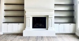 custom mantel