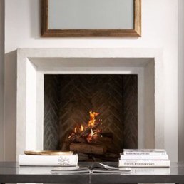 cast stone mantel