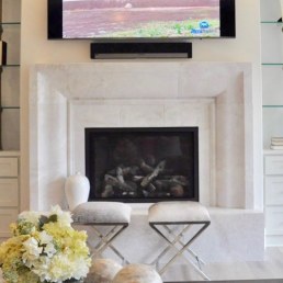 natural stone mantle