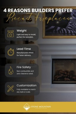 4 Reasons Builders Prefer Precast Fireplaces